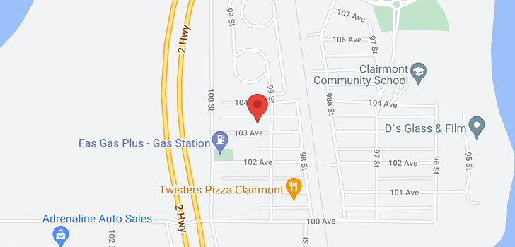 map of 9906 103 Avenue